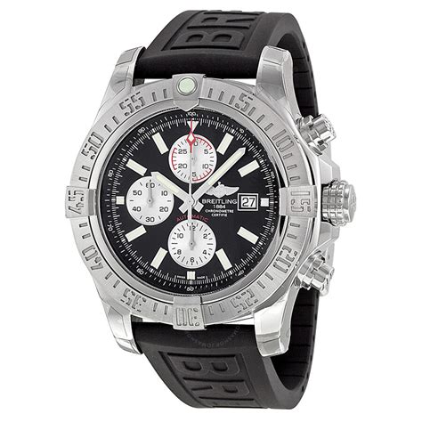 breitling super avenger rubber strap|breitling straps.